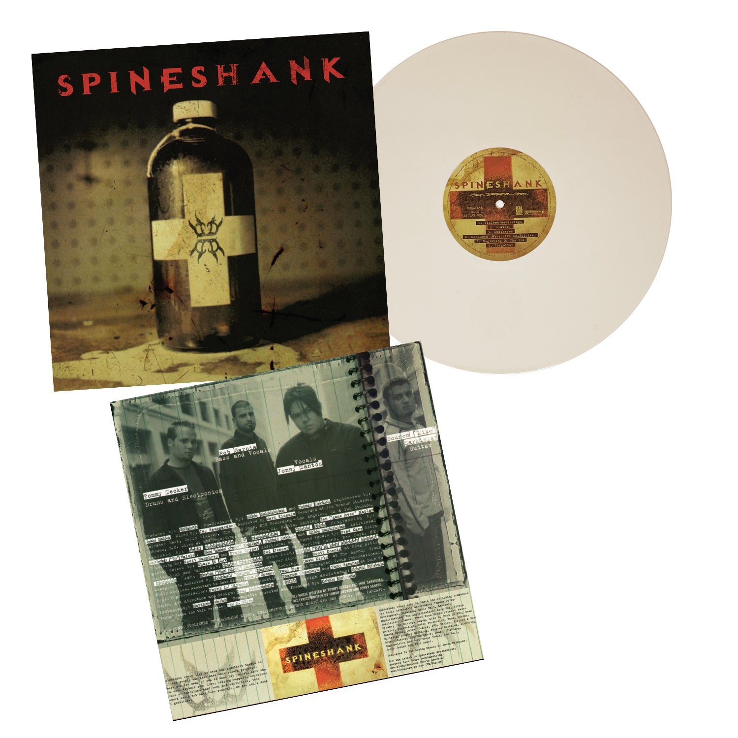 Spineshank Self-Destructive Pattern LP Opened