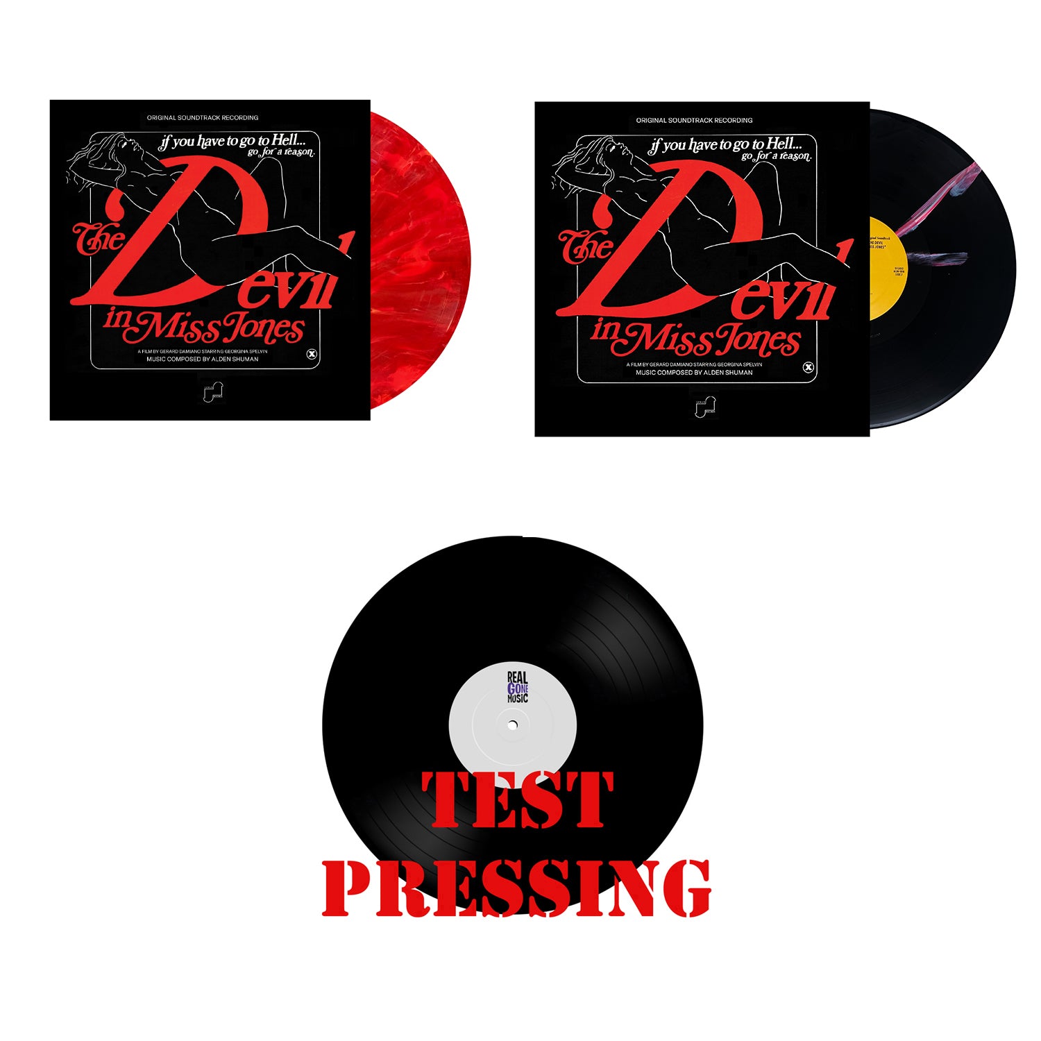 Alden Shuman The Devil in Miss Jones--Original Soundtrack Recording Vinyl