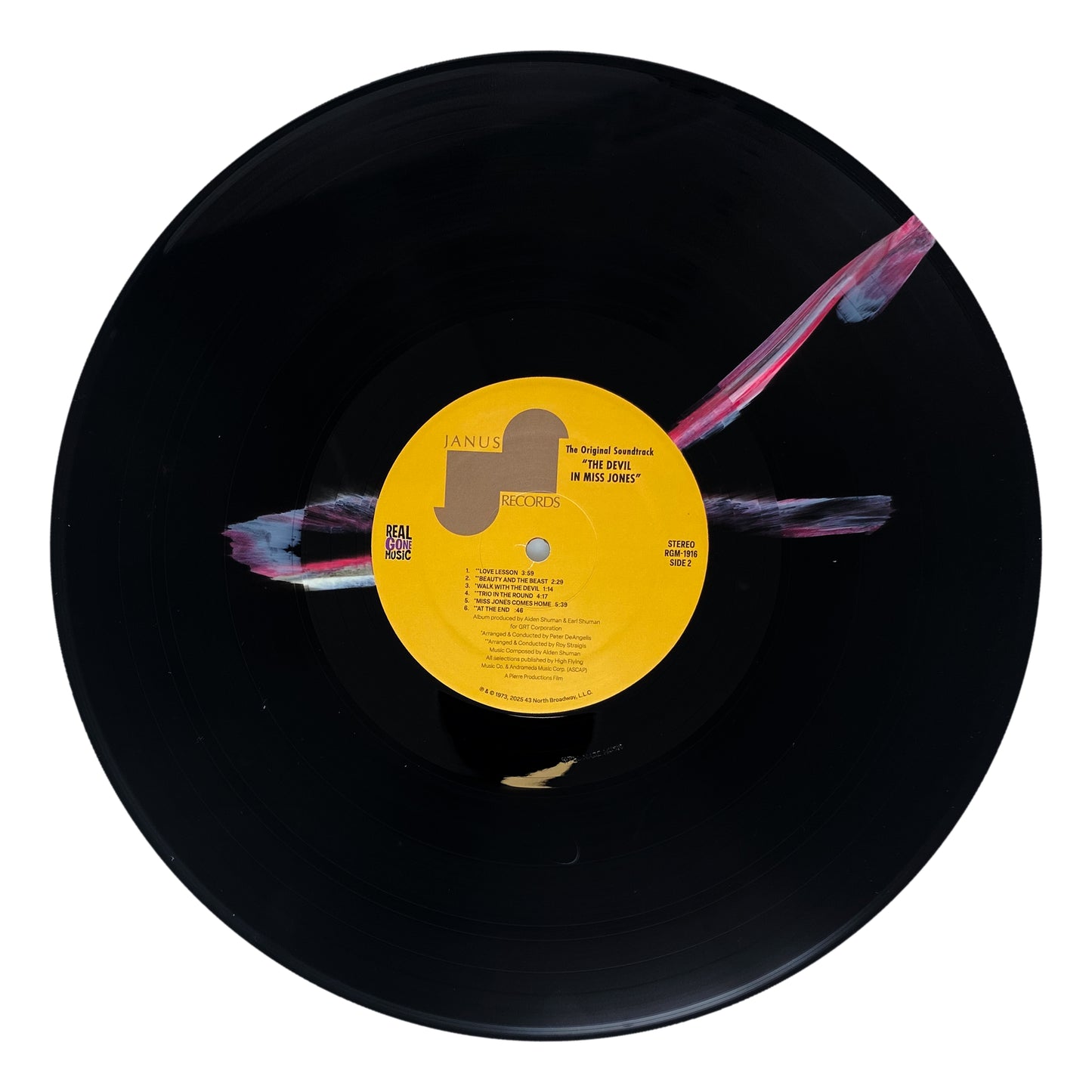 Alden Shuman The Devil in Miss Jones--Original Soundtrack Recording Vinyl