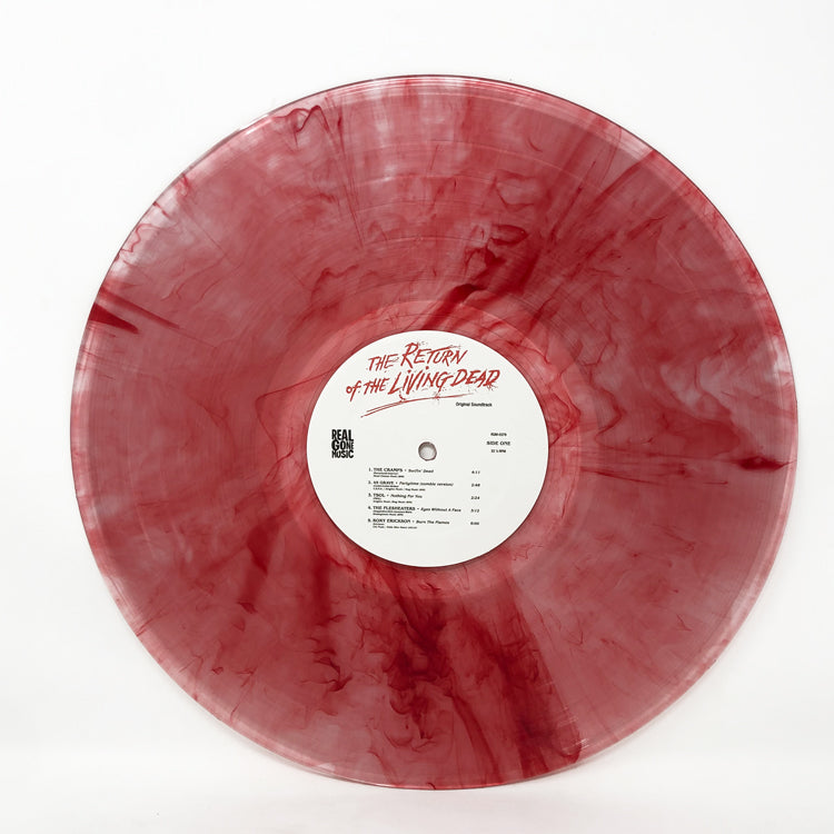THE RETURN OF THE LIVING DEAD Original Soundtrack Vinyl Record Red Swirl