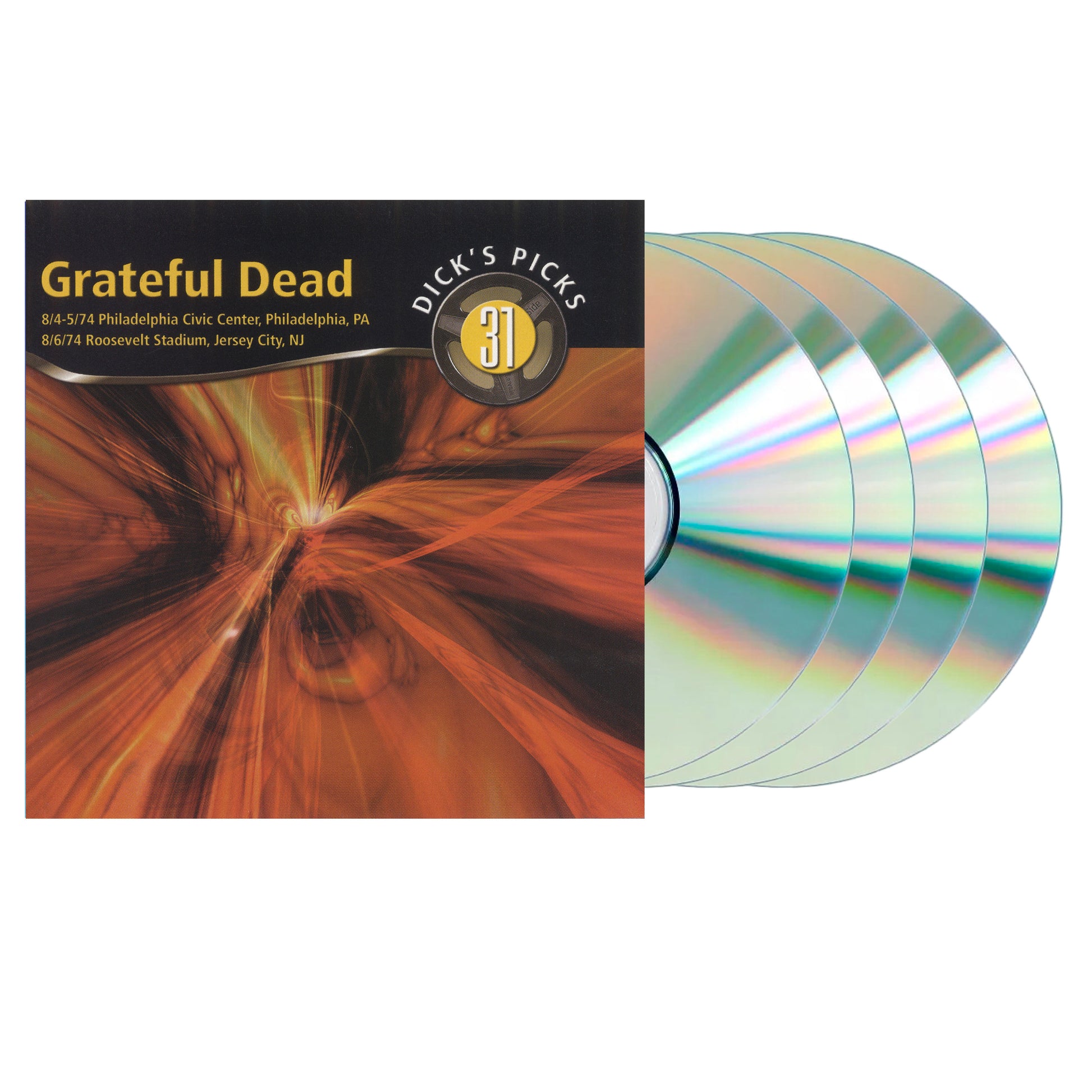 Grateful Dead: Dick's Picks Vol. 31—8/4-5/74 Philadelphia Civic Center, Philadelphia, PA 8/6/74 Roosevelt Stadium, Jersey City, NJ (4-CD Set)
