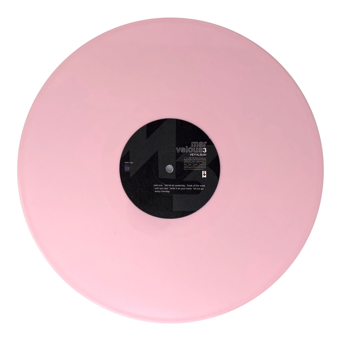 Marvelous 3 Hey! Album LP Pink Vinyl