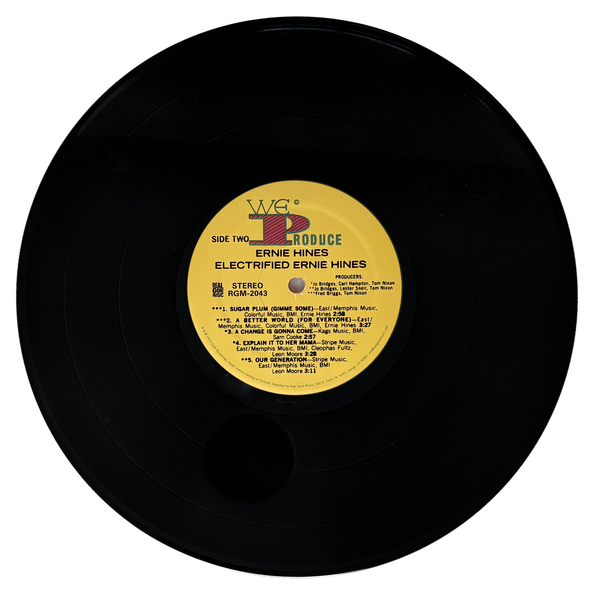 Ernie Hines Electrified (All-Analog) Vinyl