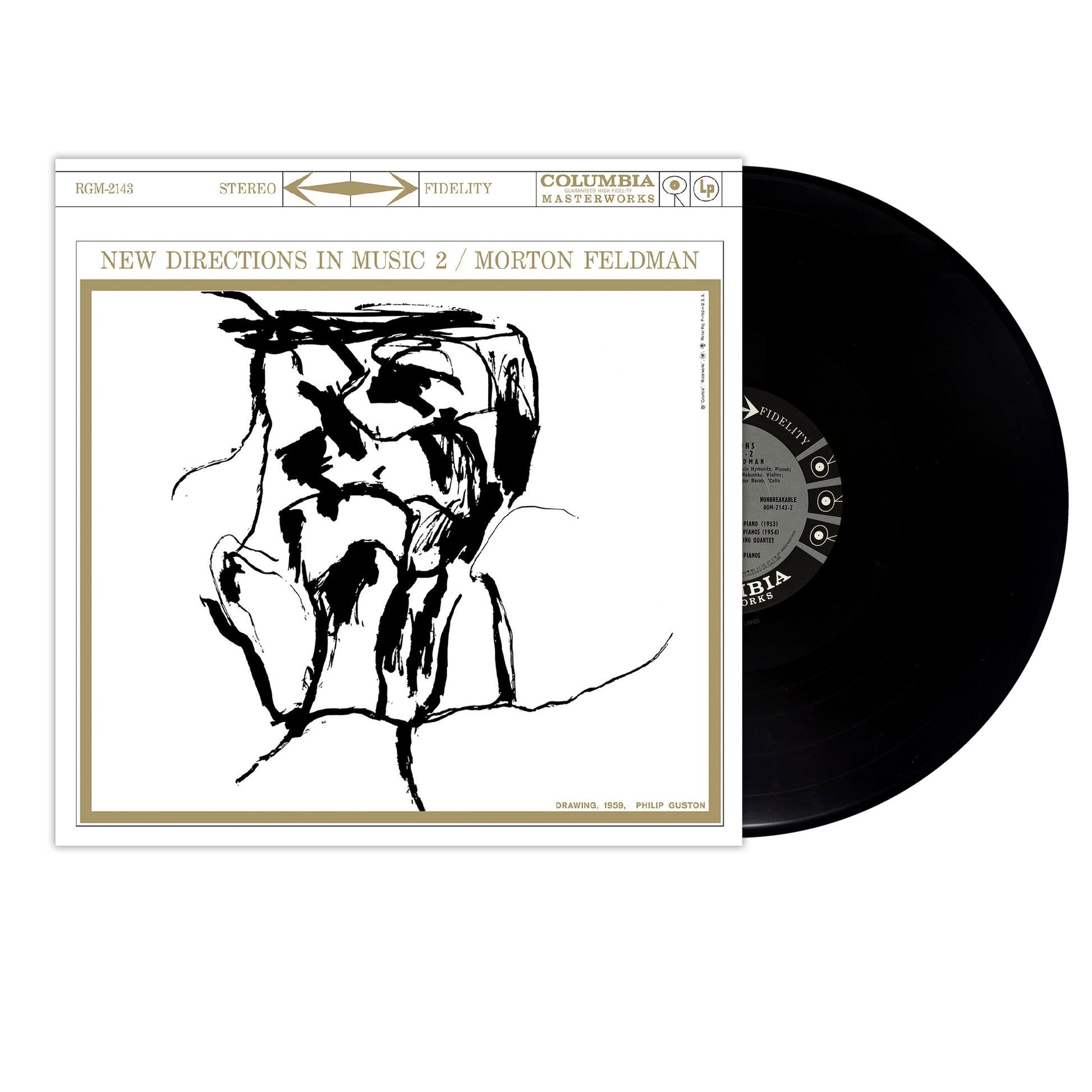 Morton Feldman New Directions in Music 2  Black Vinyl