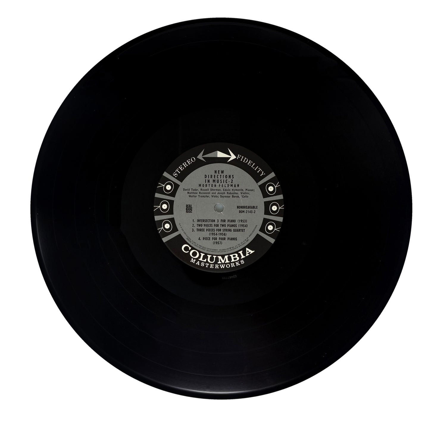 Morton Feldman New Directions in Music 2  Black Vinyl