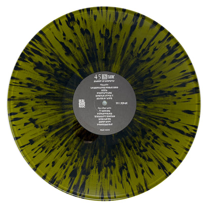 45 Grave Sleep in Safety Vinyl Splatter