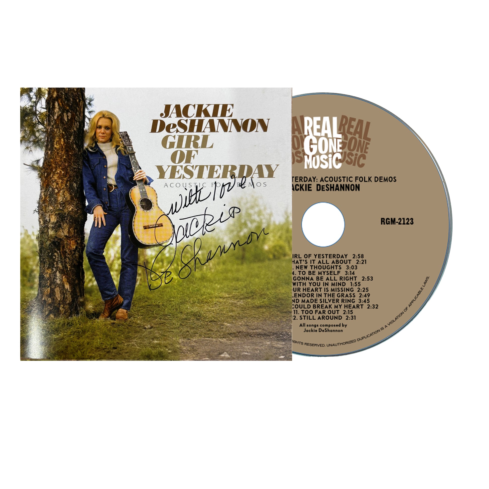 Jackie DeShannon Girl of Yesterday--Acoustic Folk Demos (Remastered CD Edition)
