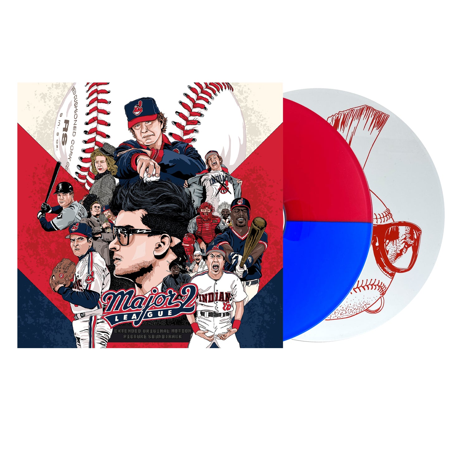 Major League 2 Deluxe & Expanded Soundtrack & Score (2LP-Set) Baseball Movie
