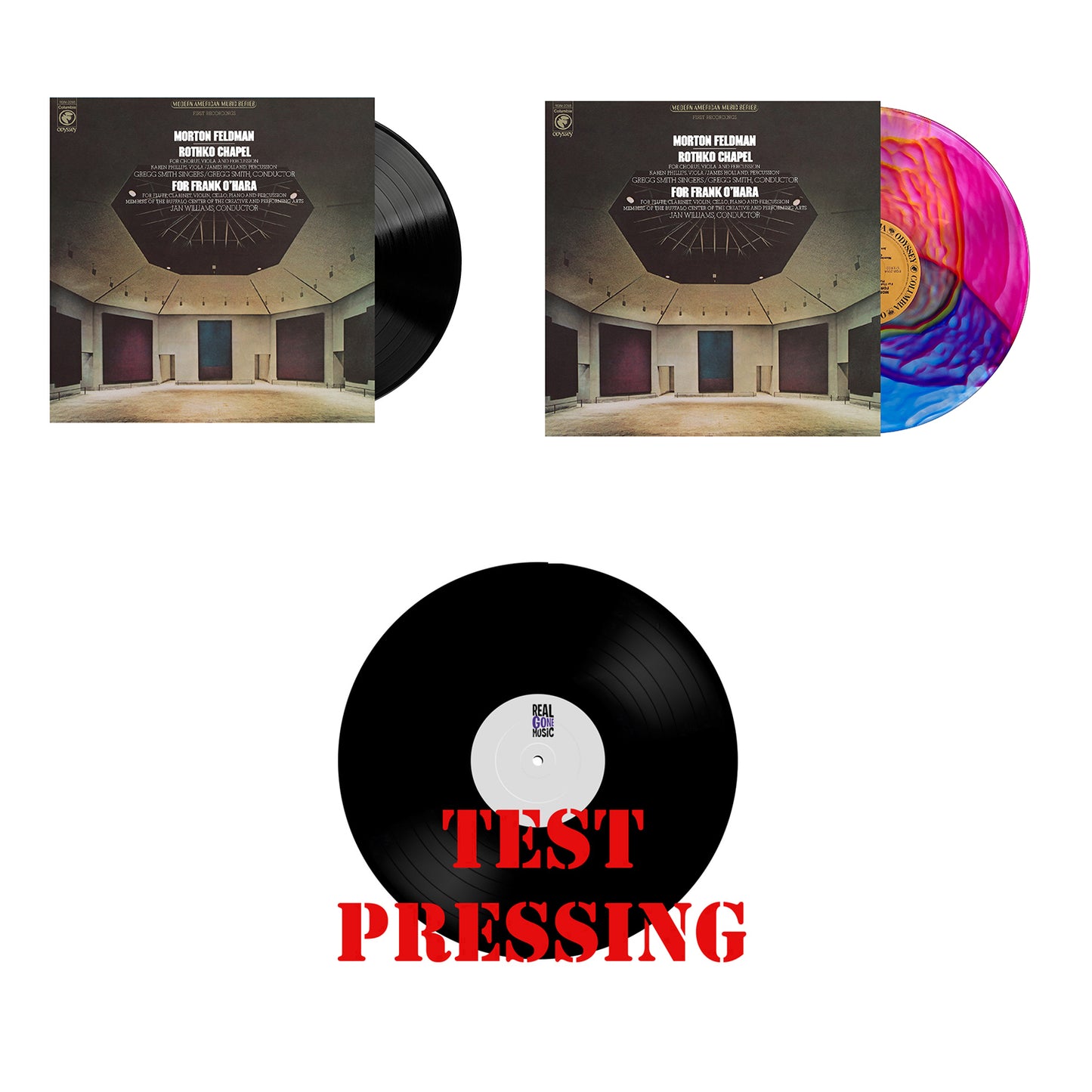 Morton Feldman Rothko Chapel/For Frank O'Hara Vinyl