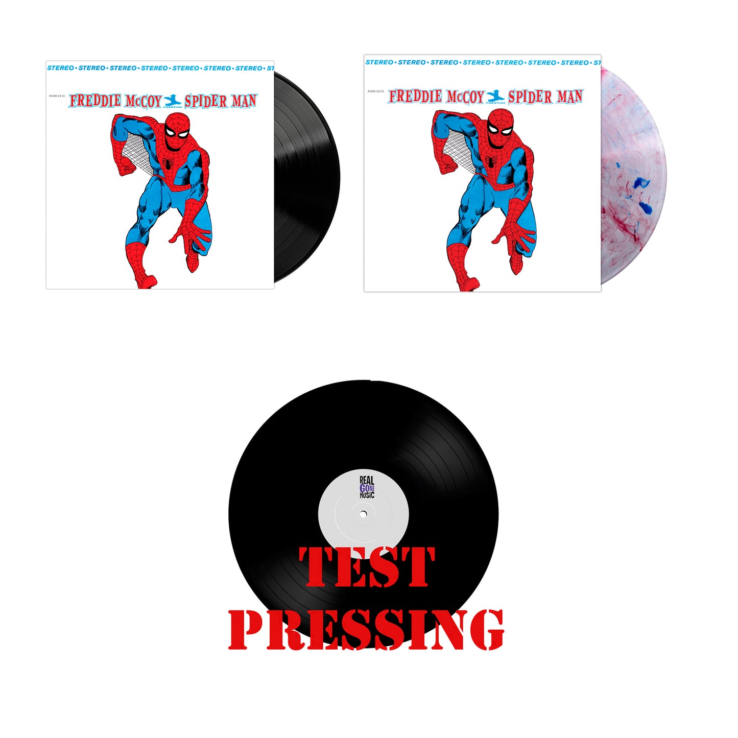Freddie McCoy Spider Man (All-Analog) Test Pressing Vinyl Bundle