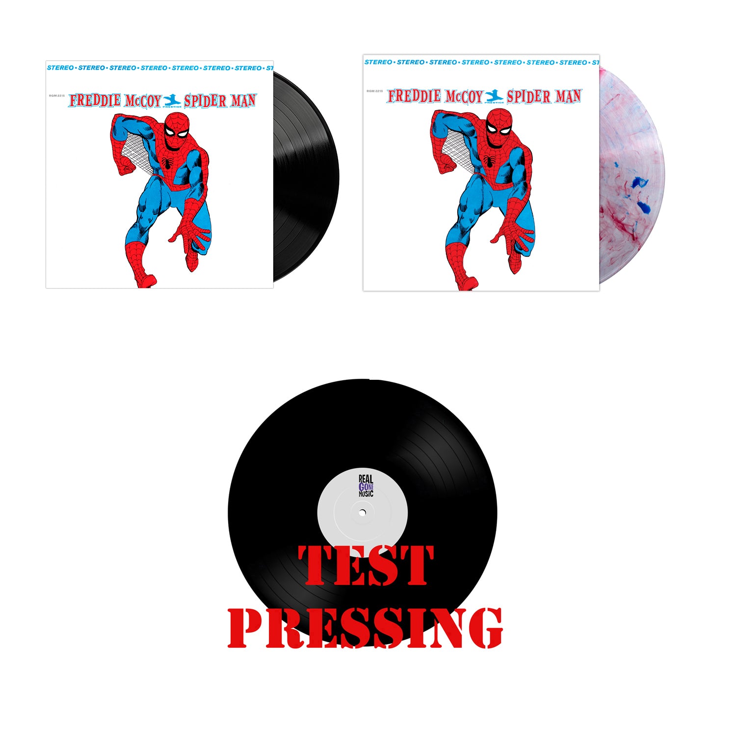 Freddie McCoy Spider Man (All-Analog) Test Pressing Vinyl Bundle