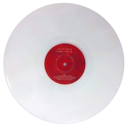 Lea Michele Christmas in the City LP, White VINYL